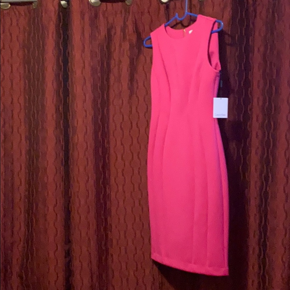 Hot Pink Cocktail Dress